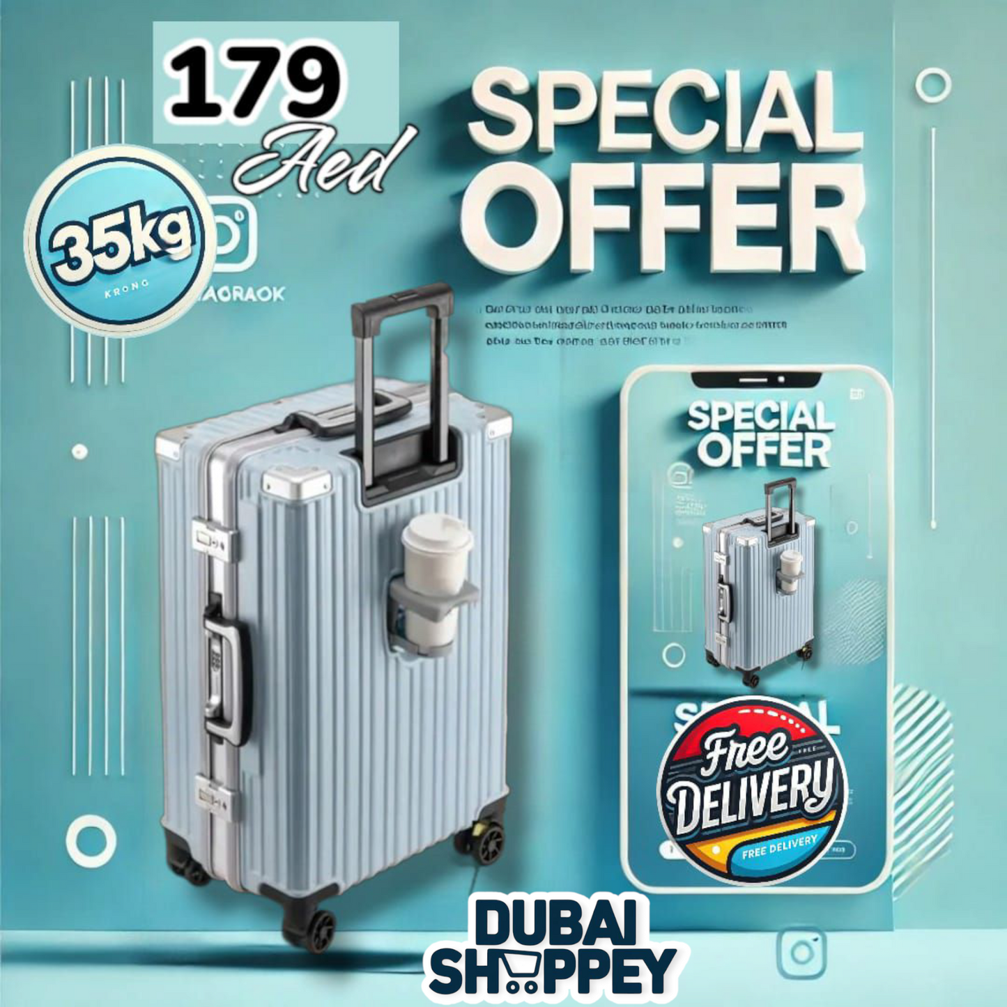 AeroSmart 35KG Trolley