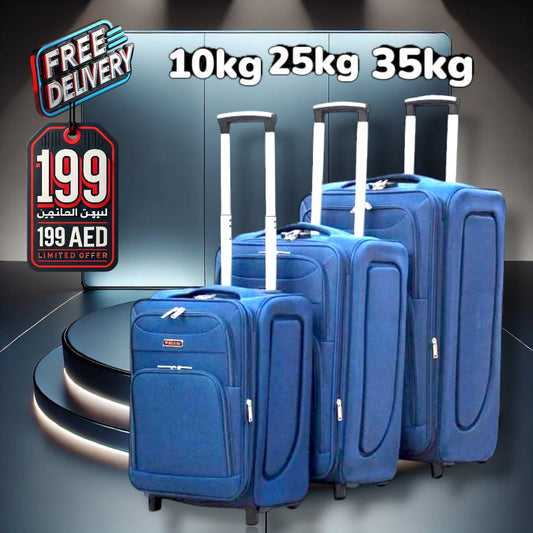 2 wheel 3 pcs Luggage Set