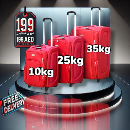 2 wheel 3 pcs Luggage Set