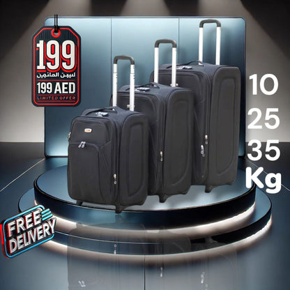 2 wheel 3 pcs Luggage Set