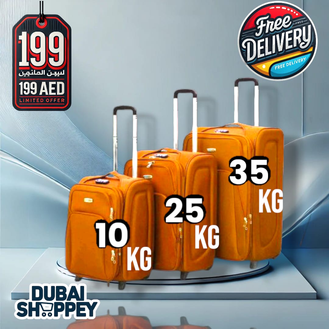 2 wheel 3 pcs Luggage Set