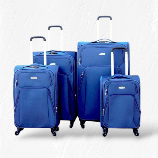 Soft Shell 4 pcs 4 wheels Luggage Set