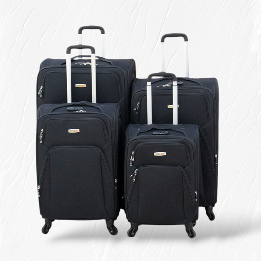 Soft Shell 4Wheel 4 pcs Luggage Set