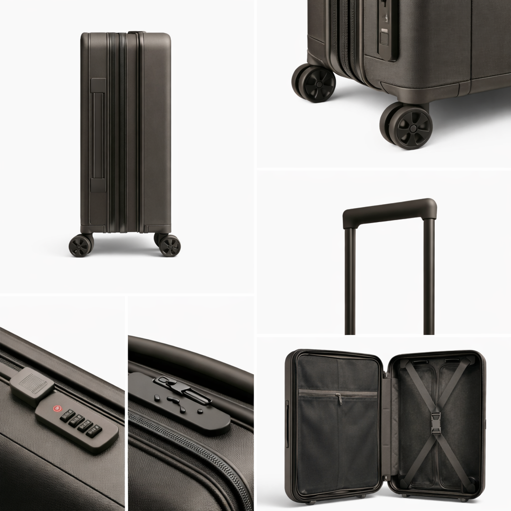 Cabin-Friendly Size Luggage – Ideal for flights & business trips