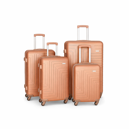 4-Piece Set.ABS LUGGAGE SET
Cabin (10kg), Medium (25kg), Large (35kg),Ex Large (45kg)