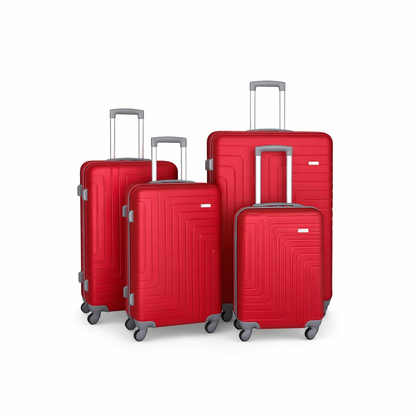 4-Piece Set.ABS LUGGAGE SET
Cabin (10kg), Medium (25kg), Large (35kg),Ex Large (45kg)