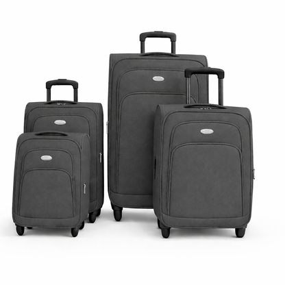 4-Piece Set,Fabric Luggage Set, 
Cabin (10kg), Medium (25kg), Large (35kg),Ex Large (45kg)