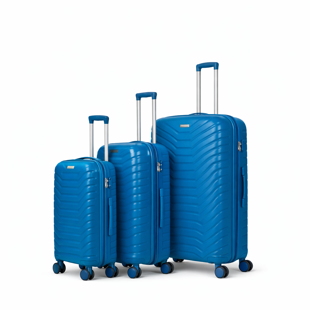 3-Piece Set
Cabin (10kg), Medium (25kg), Large (35kg) Unbreakable Luggage