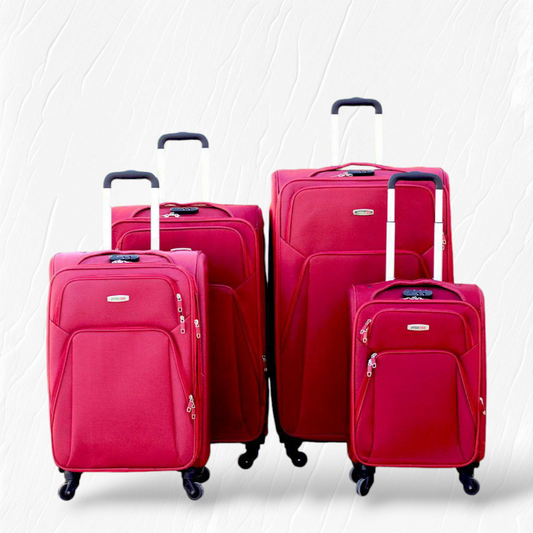 Soft Shell Wheels 4 pcs Luggage Set