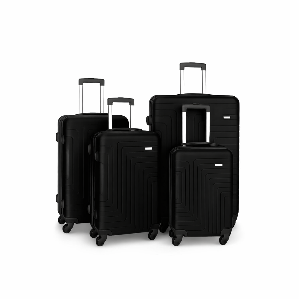 4-Piece Set.ABS LUGGAGE SET
Cabin (10kg), Medium (25kg), Large (35kg),Ex Large (45kg)