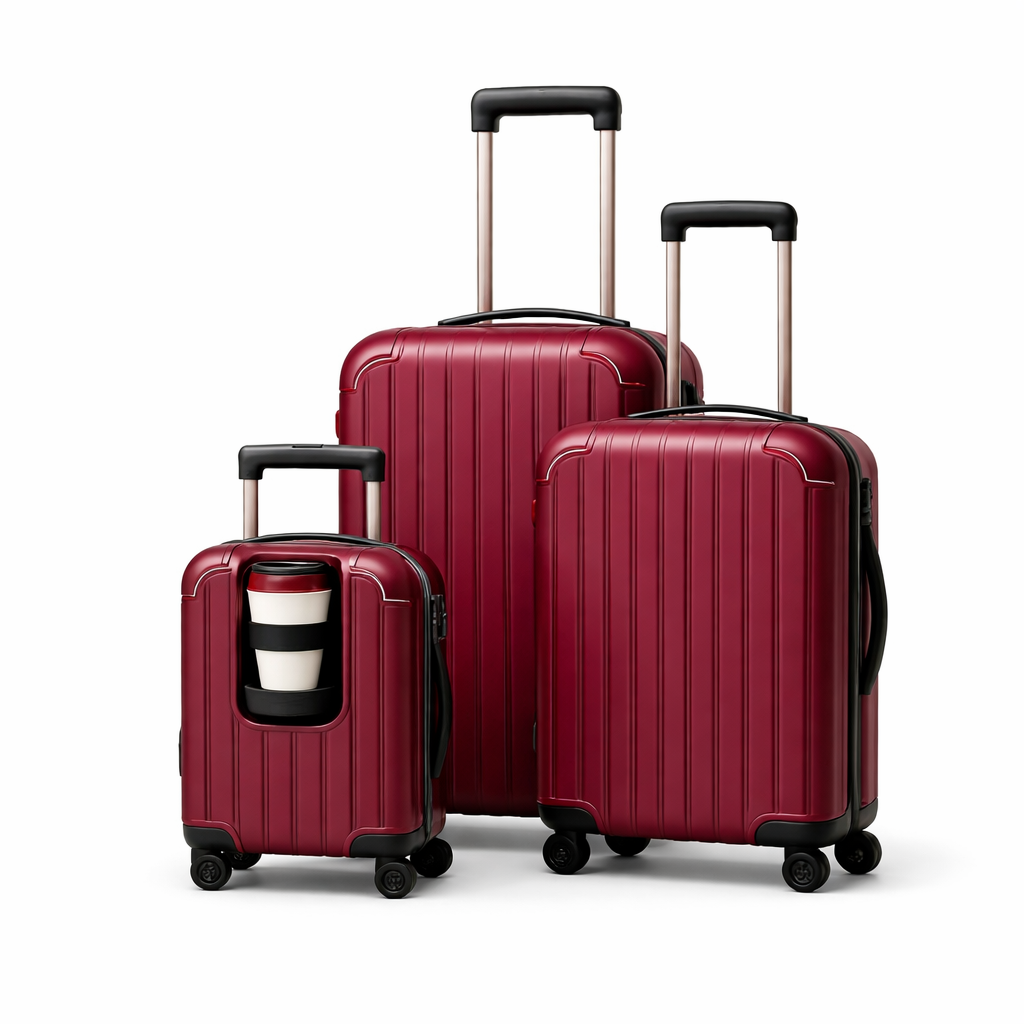 Set Includes,DOUBLE HANDLE LUGGAGE SET
Small (Cabin) + Medium + Large luggage
Ideal for short trips, family travel & international journeys