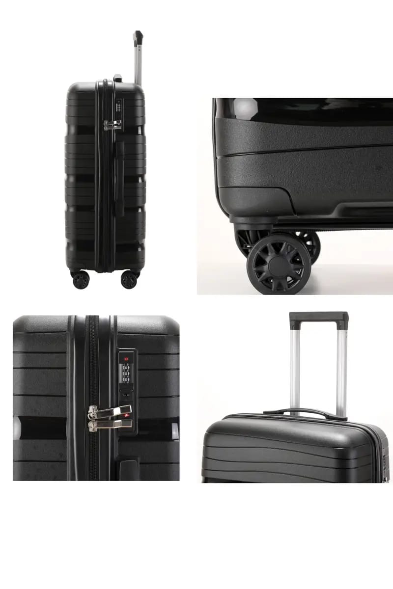 3-Piece Set.Unbreakable 
Cabin (10kg), Medium (25kg), Large (35kg)