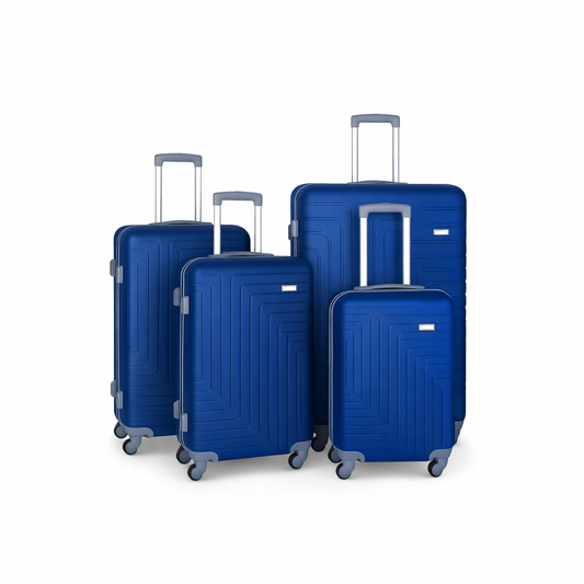 4-Piece Set.ABS LUGGAGE SET
Cabin (10kg), Medium (25kg), Large (35kg),Ex Large (45kg)