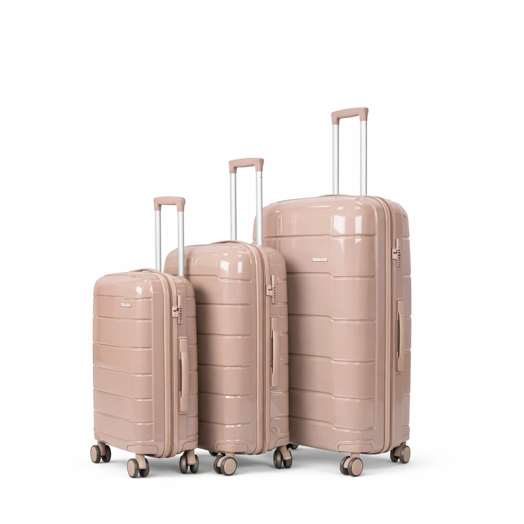 3-Piece Set.Unbreakable 
Cabin (10kg), Medium (25kg), Large (35kg)