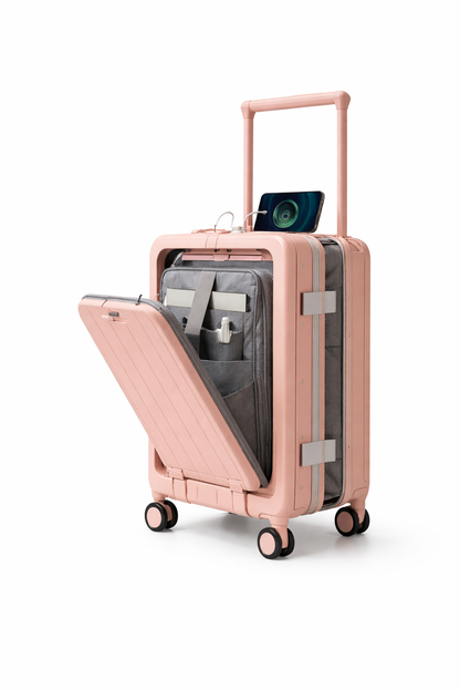 🧳 SINGLE TROLLEY 20" – PREMIUM FRONT-OPEN DESIGN