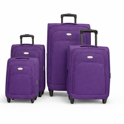 4-Piece Set,Fabric Luggage Set 
Cabin (10kg), Medium (25kg), Large (35kg)Ex Large (45kg)