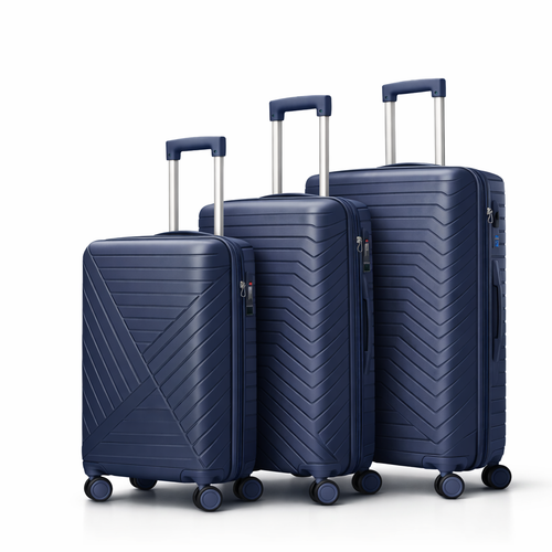🧳 3-Piece Set,Unbreakable Luggage Set
Cabin (10kg), Medium (25kg), Large (35kg)