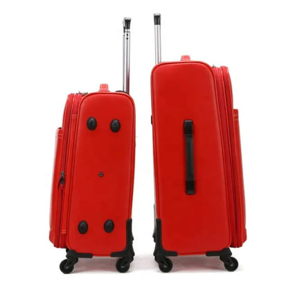 Soft-shell 4 wheels Luggage 3 pcs set.