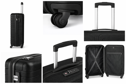 3-Piece Set.ABS LUGGAGE SET
Cabin (10kg), Medium (25kg), Large (35kg)